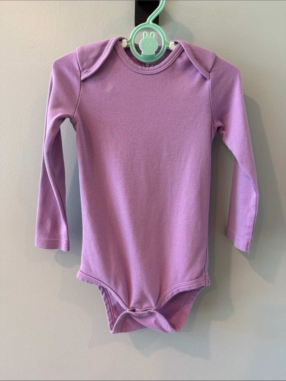 Primary Long-Sleeve Lavender Baby One-Piece Bodysuit 18-24M